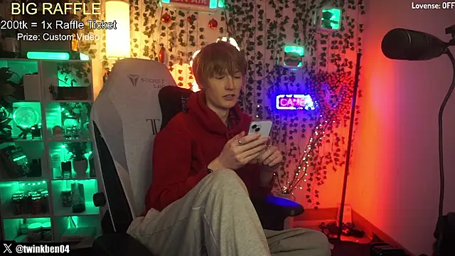 twinkben online show from February 16, 10:30 pm