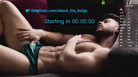 Snapshot of about_the_bulge chatting on October 19, 8:12 pm about_the_bulge online show from October 19, 8:12 pm