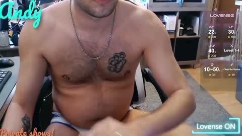 Snapshot of andyxlive chatting on February 3, 6:28 pm Andy online show from February 3, 6:28 pm