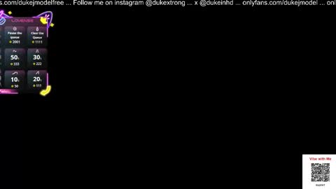 DUKE J              online show from November 22, 2:44 am