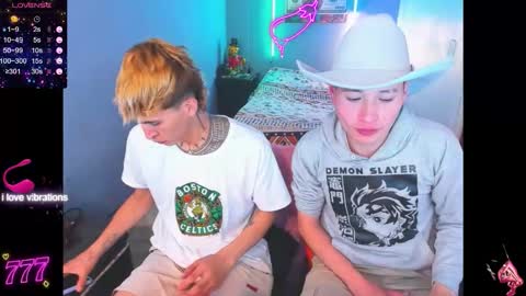 SANTI  AND JORDAN online show from February 14, 3:56 am