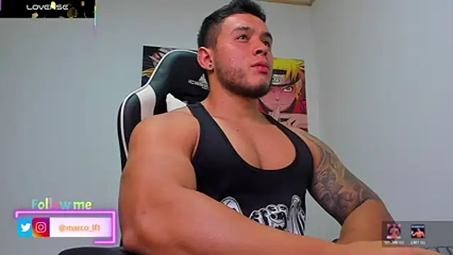 Marco diaz1 online show from April 13, 9:37 pm