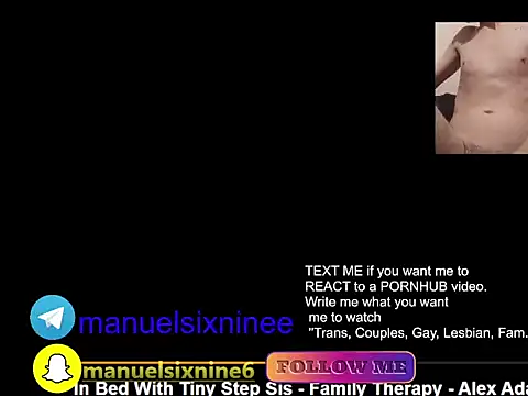 manuelsixnine01 online show from February 14, 1:00 am
