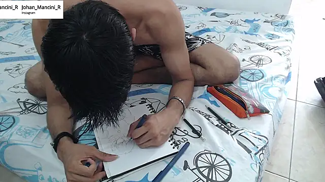 Snapshot of Johan_Mancini_R chatting on February 20, 8:58 pm Johan Mancini R online show from February 20, 8:58 pm