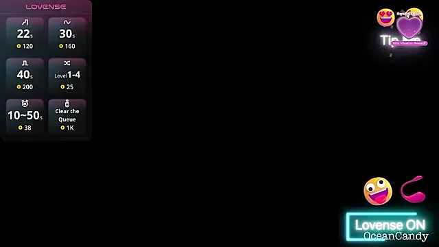 OceanCandy9 online show from January 8, 3:01 am