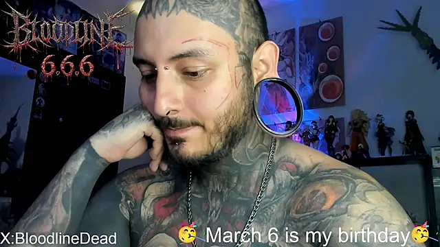 DEATHINK666XX online show from February 13, 12:17 am